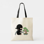 Tote Bag Petit Ninja arrosage Bonsai Tree (Dos)