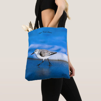 Tote Bag Petit Oiseau De Sable Par Mer