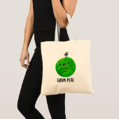 Tote Bag Petit pois de gomme amusant Veggie Pun (Devant (produit))