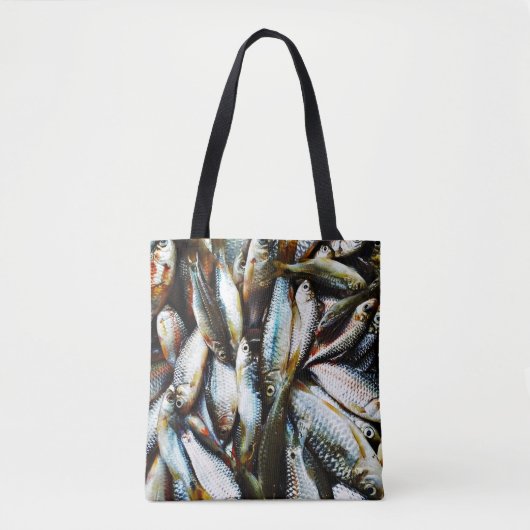 Tote Bag Petit poisson blanc (Devant)