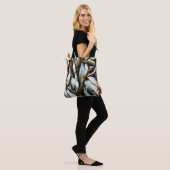 Tote Bag Petit poisson blanc (Sur le modèle)