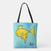 Tote Bag Petit Poisson Gros Poisson Drôle (Dos)