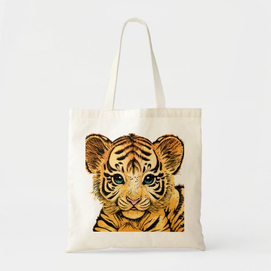 TOTE BAG PETIT TIGER (Devant)
