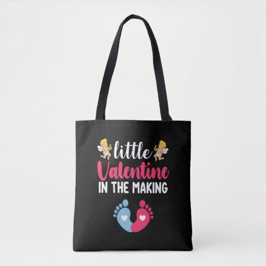 Tote Bag Petit Valentin en devenir Grossesse Enceinte (Devant)