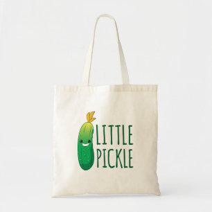 Tote Bag Petite chatte chatte chiche verte portant des lune