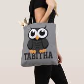 Tote Bag "Petite Chouette Noire" (De près)