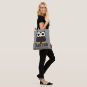 Tote Bag "Petite Chouette Noire" (Sur le modèle)