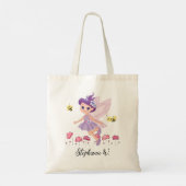 Tote Bag Petite fée avec les amis des abeilles (Dos)