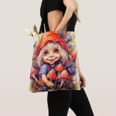 Tote Bag Petite ferme de campagne fille (De près)