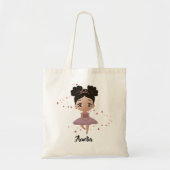 Tote Bag Petite fille avec ballet de la Couronne, robe viol (Devant)