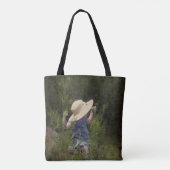 Tote Bag Petite fille sur une aile (Dos)