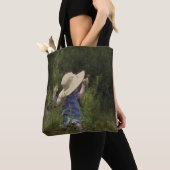 Tote Bag Petite fille sur une aile (De près)