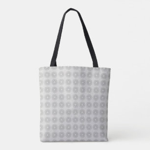 Tote Bag Petite florale blanche tombée au motif rural