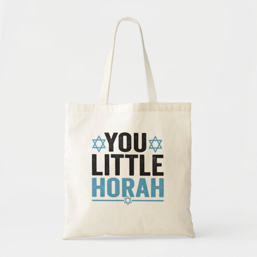 Tote Bag Petite Horah Hanoukka Drôle Juif Drôle Dire Cadeau (Devant)