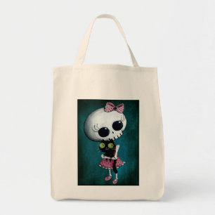 Tote Bag Petite Mlle Death - beauté de Halloween