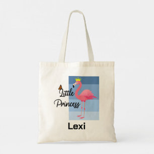 Tote Bag Petite princesse Flamant rose rose design - Budget
