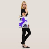 Tote Bag Petite soeur Pony pourpre (Sur le modèle)