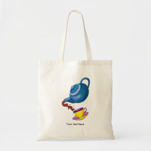 Tote Bag Petite théière bleue