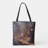 Tote Bag Petite ville de Noël 2 (Dos)