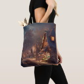 Tote Bag Petite ville de Noël 2 (De près)