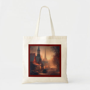 Tote Bag Petite ville de Noël 4
