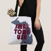 Tote Bag Petite ville USA | Union City État du Michigan (De près)