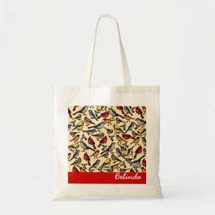 Tote Bag Petits Jardins sur En vichy, personnalisées