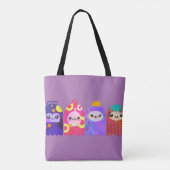 Tote Bag Petits monstres mignons (Dos)