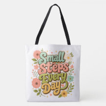 Petits pas quotidiens Floral Rétro Motivation