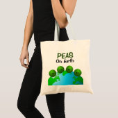 Tote Bag Petits Pois sur Terre (Devant (produit))