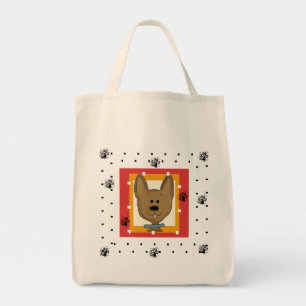 Tote Bag Petits T-shirts et cadeaux Doggie Brown