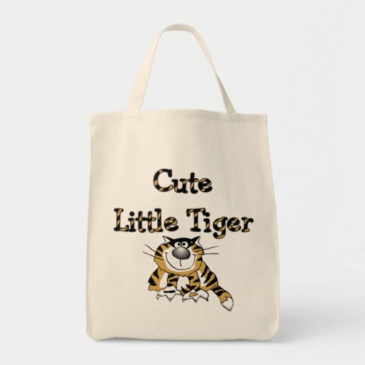 Tote Bag Petits T-shirts et cadeaux mignons de tigre (Devant)