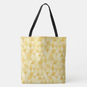 Tote Bag Petits triangles dorés (Devant)
