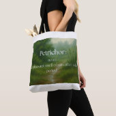 Tote Bag Pétrechore : Odeur de Pluie (De près)