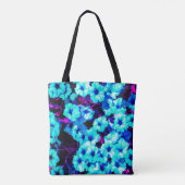 Tote Bag Pétunias bleu clair (Dos)
