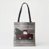 Tote Bag Peu de camion rouge (Devant)