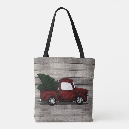 Tote Bag Peu de camion rouge (Dos)
