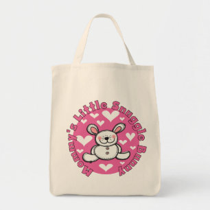 Tote Bag Peu de lapin du câlin de la maman
