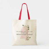Tote Bag Peu importe jusqu'où je vais J'appelle toujours Mi (Dos)