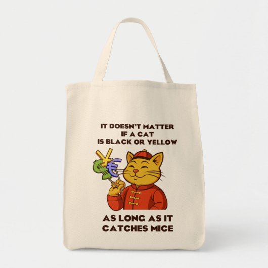Tote Bag peu importe qu'un chat soit noir ou jaune, (Devant)