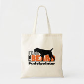 Tote Bag Peur de la barbe - Pudelpointer (Devant)