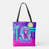 Tote Bag Pharaon Synthwave (Dos)