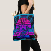 Tote Bag Pharaon Synthwave (De près)