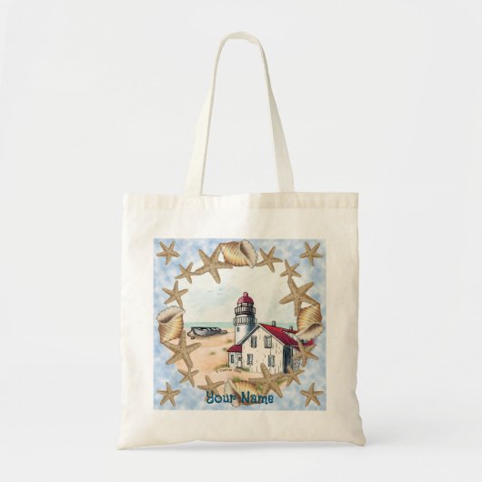 Tote Bag Phare Coquillage (Devant)