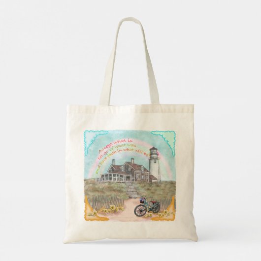 Tote Bag Phare d'acceptation (Dos)