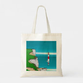 Tote Bag Phare de Beachy Head et Cliff Top (Dos)
