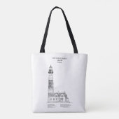 Tote Bag Phare de Big Sable Point - Michigan - BD (Dos)