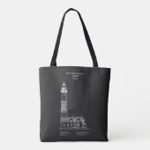 Tote Bag Phare de Big Sable Point - Michigan - PD (Dos)