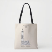 Tote Bag Phare de Big Sable Point - Michigan - SBD (Devant)