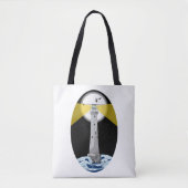 Tote Bag Phare de Bishop Rock (Devant)